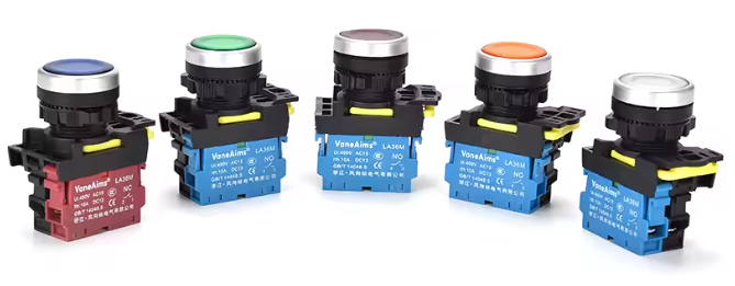 LA36M LED Momentary Push Button Switch