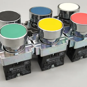 22mm XB2-BA31 XB2-BA42 Momentary Push Button Switch 10A 240V Circular Flat Round NC/NO - Sold Per Piece